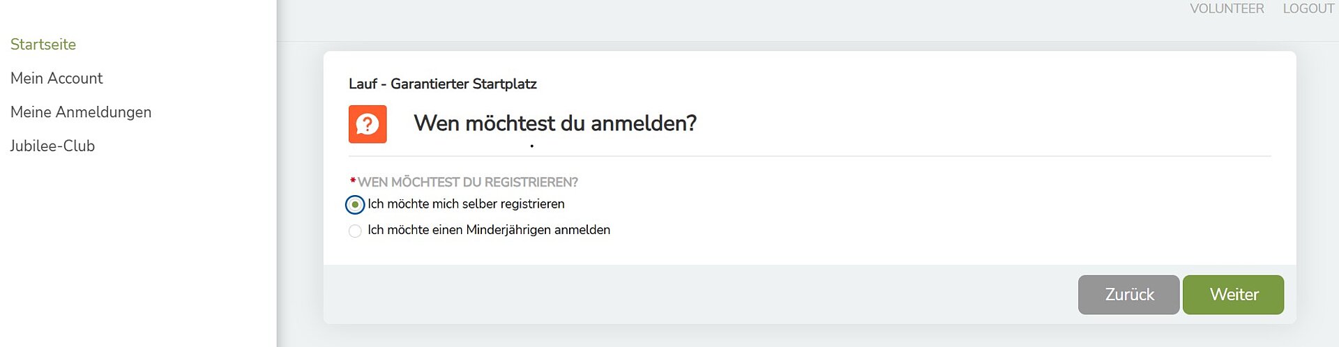 Formular: "Wen möchtest du anmelden?". Klick um Bild zu vergrößern (öffnet Dialog).